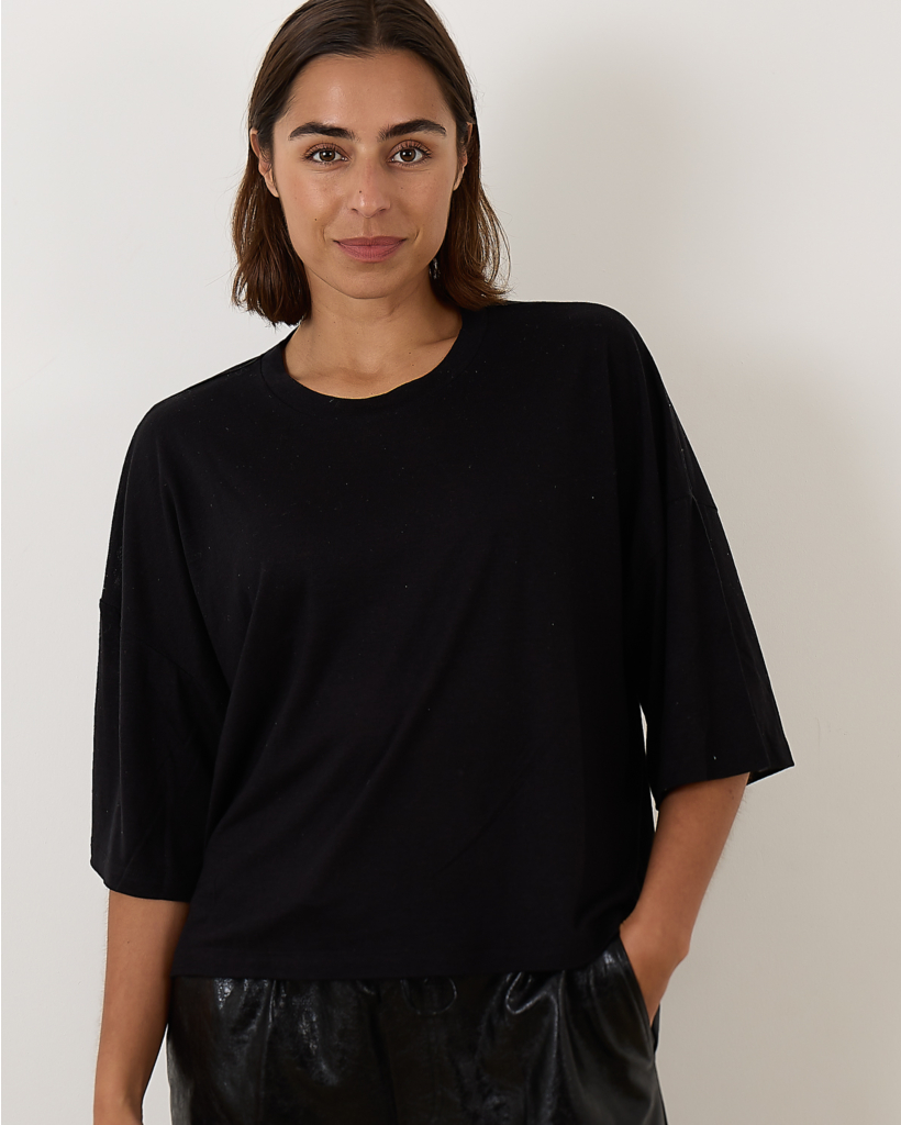 Klaxon T-shirt Zwart