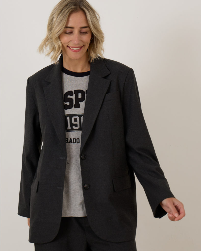 Blazer Donker Grijs