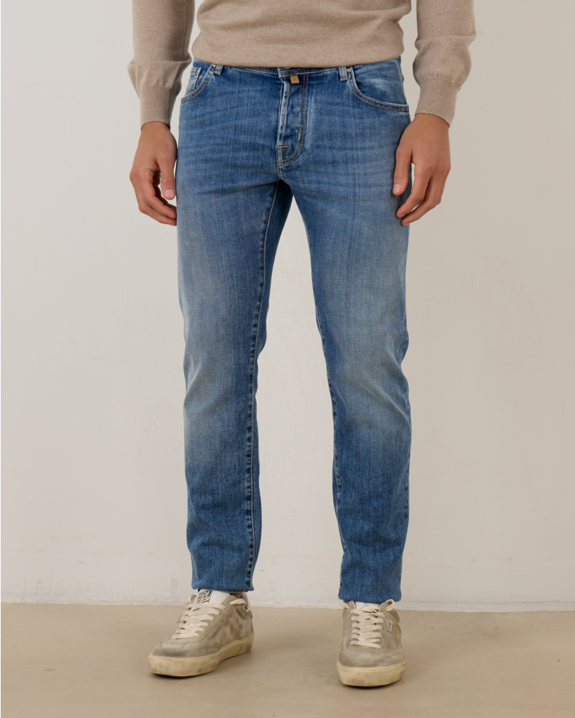Nick Slim Jeans Blauw