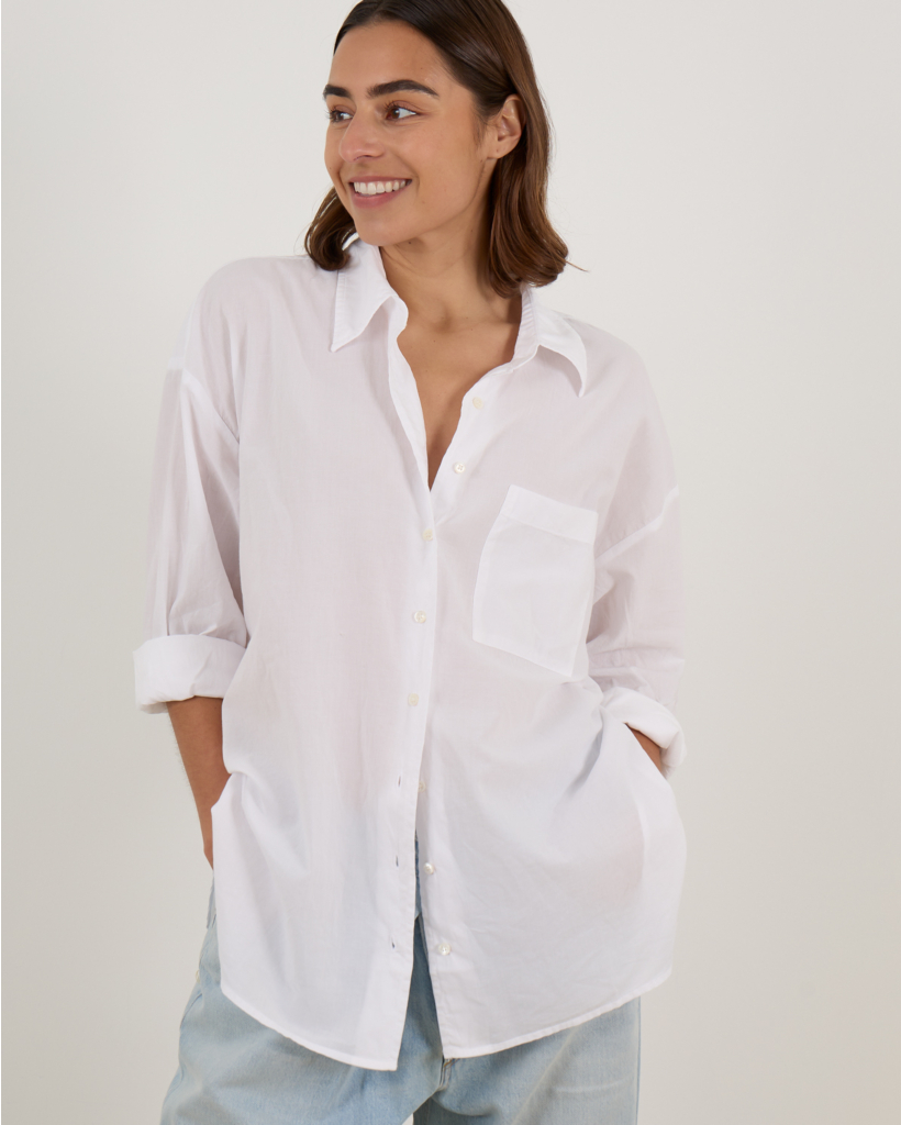 Sydney Shirt Blouse Wit