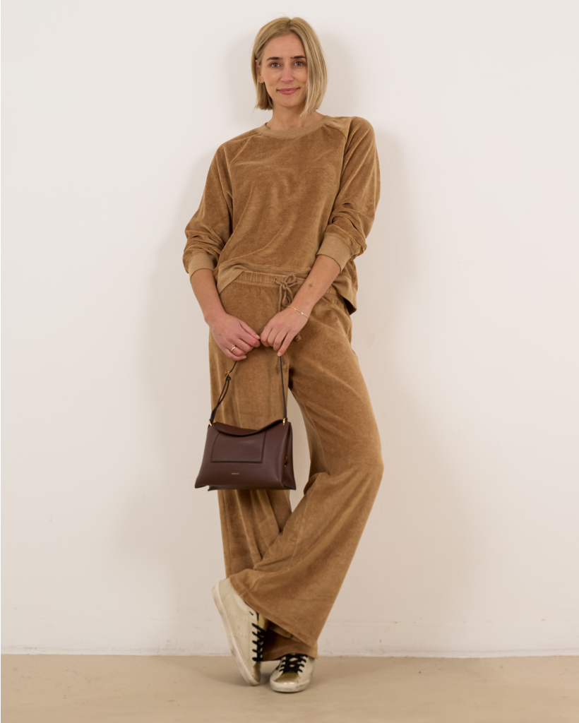 Pierre crewneck sweater bruin