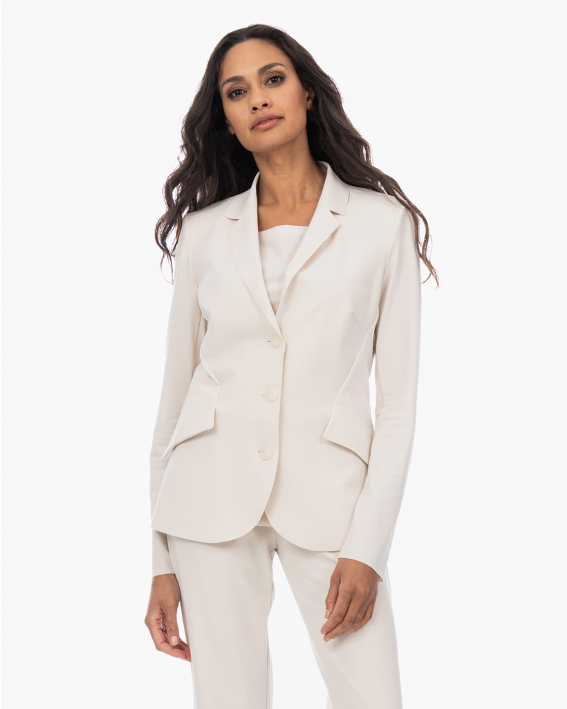 Danno Travel Jersey Blazer Off-white