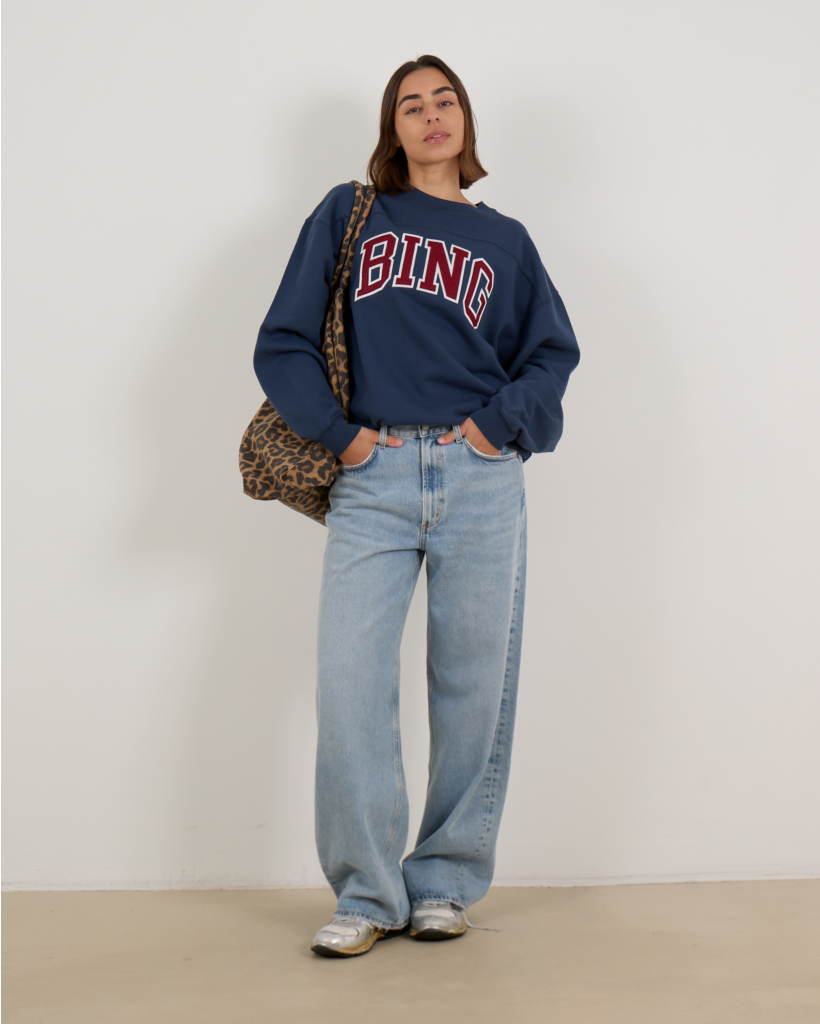 Bing Crewneck Sweater Blauw