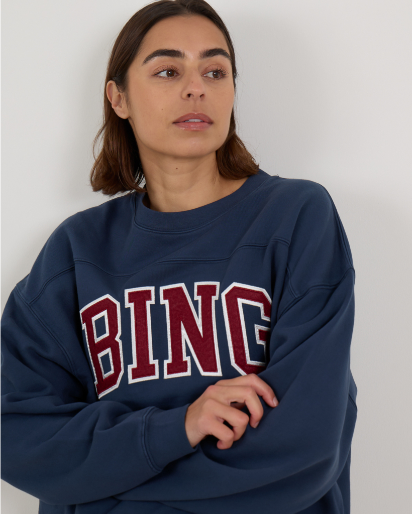 Bing Crewneck Sweater Blauw