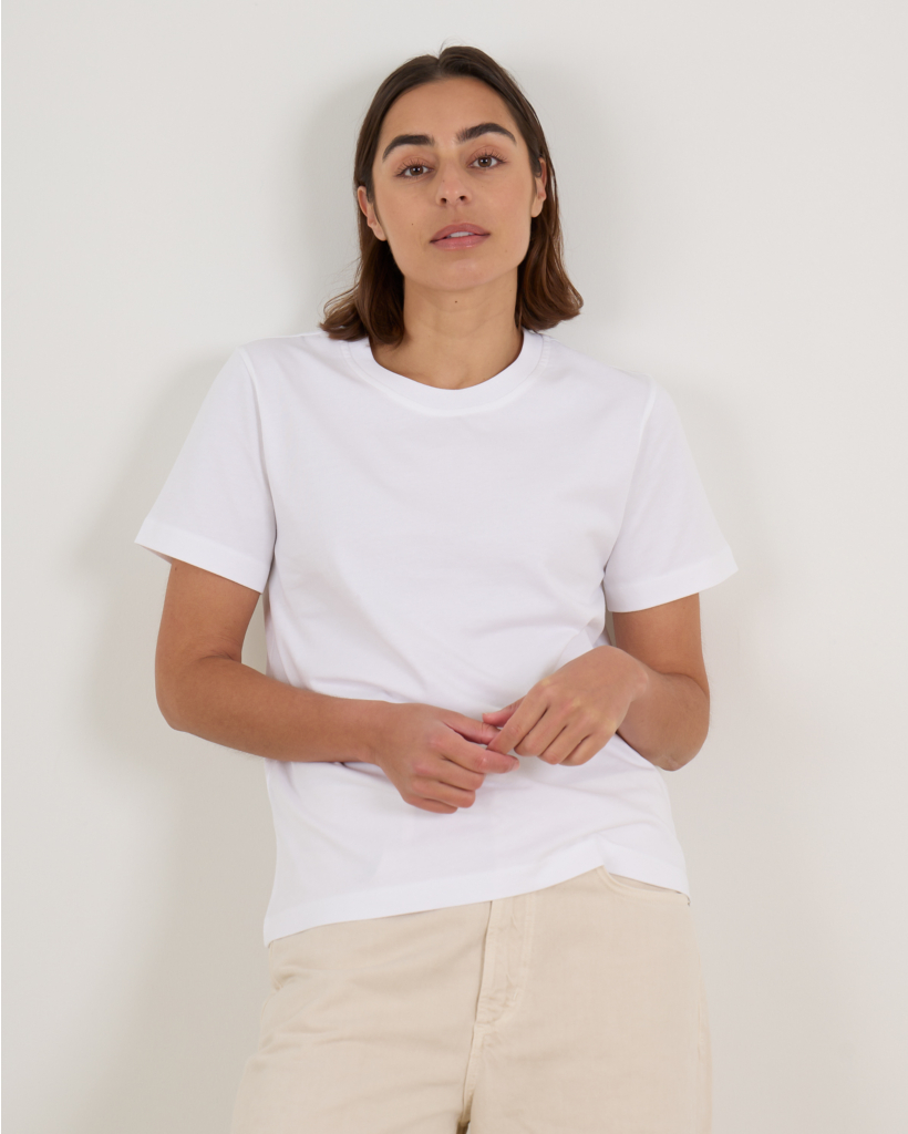 T-shirt Wit Met Print Op De Achterkant 