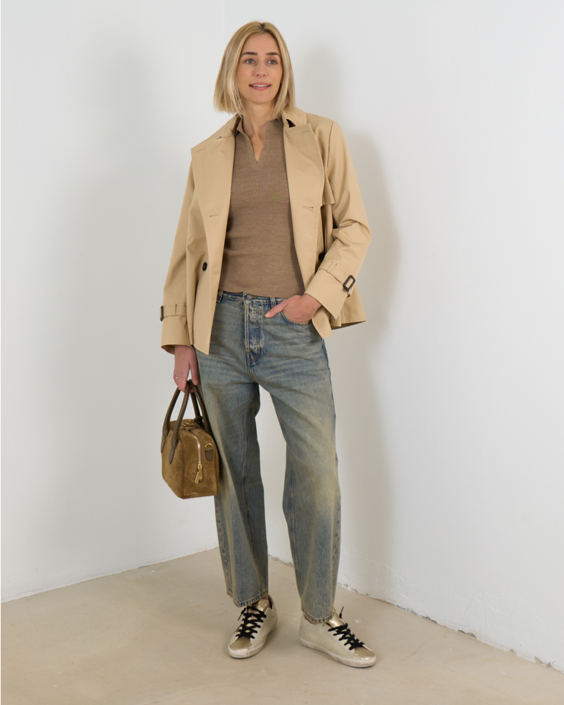 Betty Wide Leg Jeans Earth Blauw
