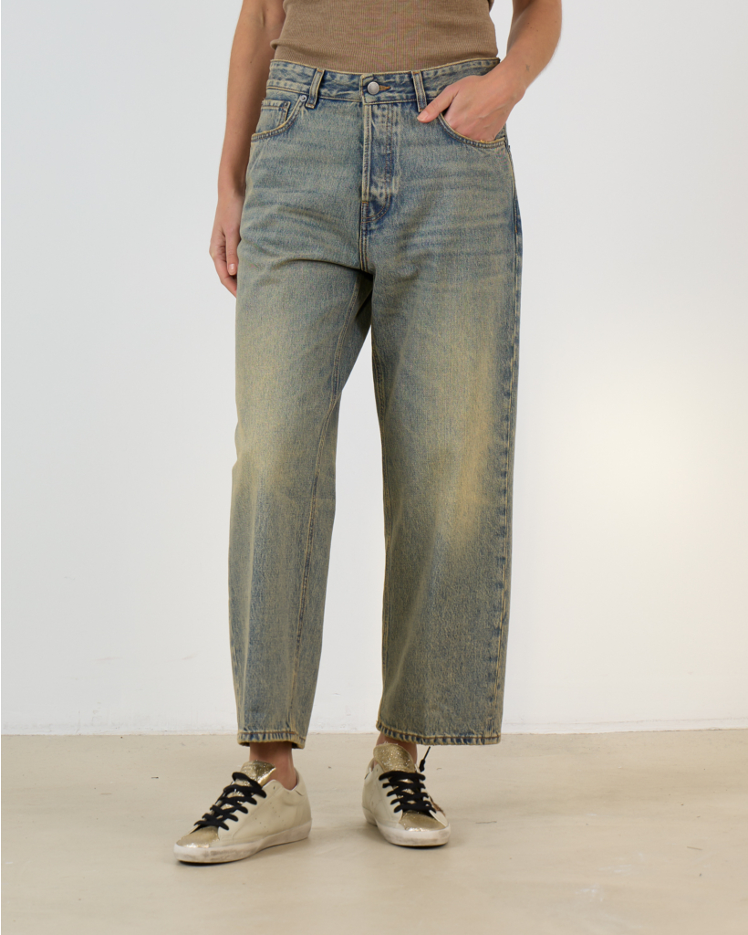 Betty Wide Leg Jeans Earth Blauw