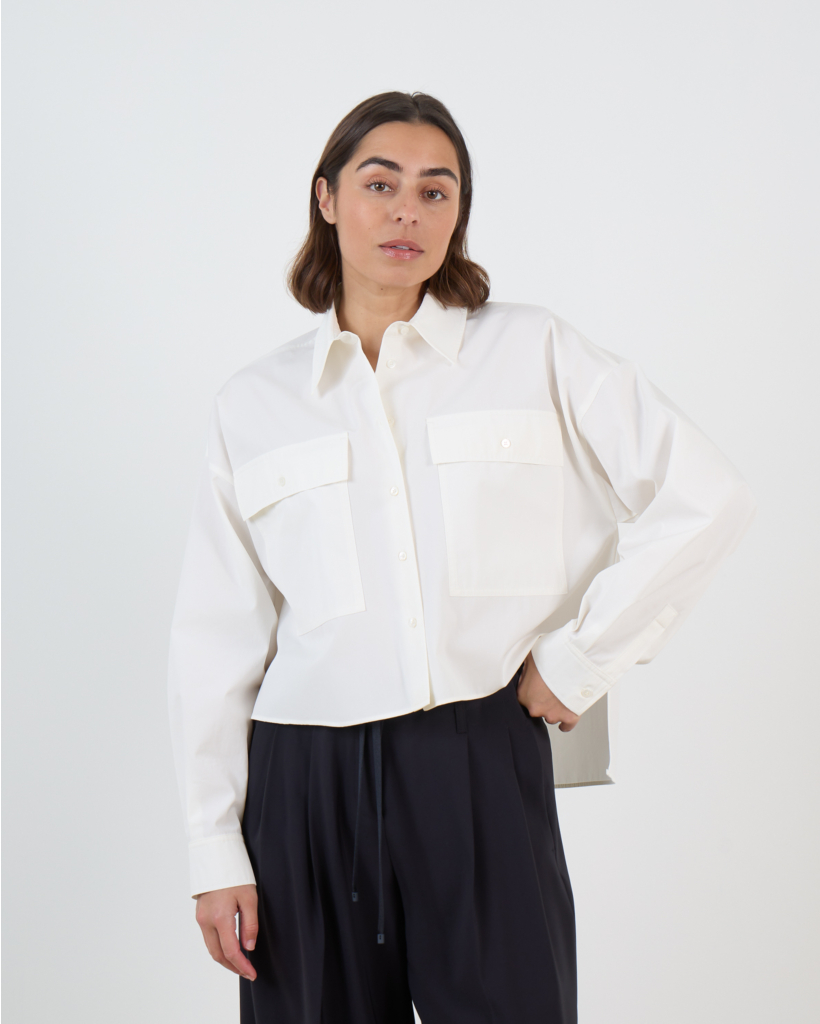 Wkdbruno Asymmetrische Blouse Wit