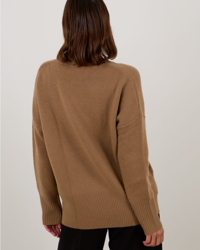Mila Kasjmier Pullover Trui Bruin