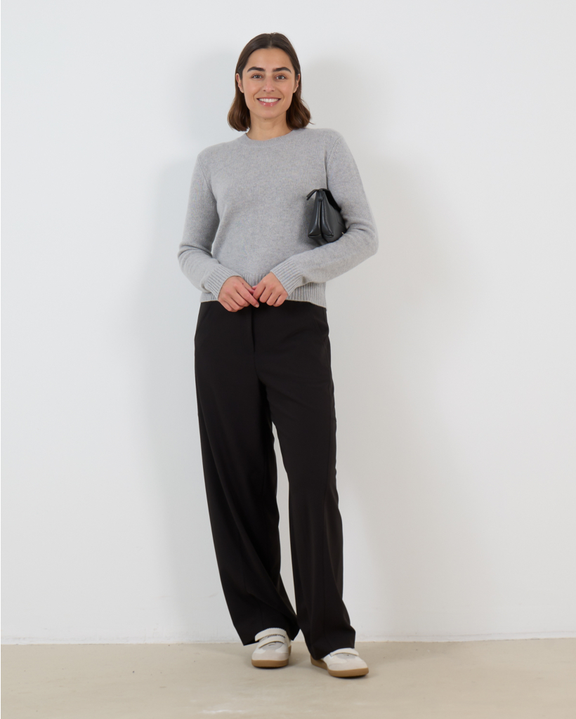 Mable Kasjmier Pullover Trui Grijs