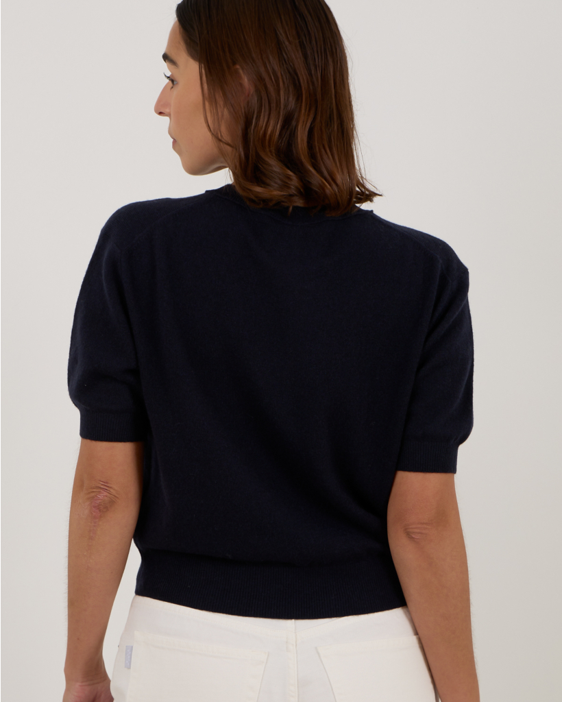 Genevra Kasjmier Pullover Shirt Deep Navy