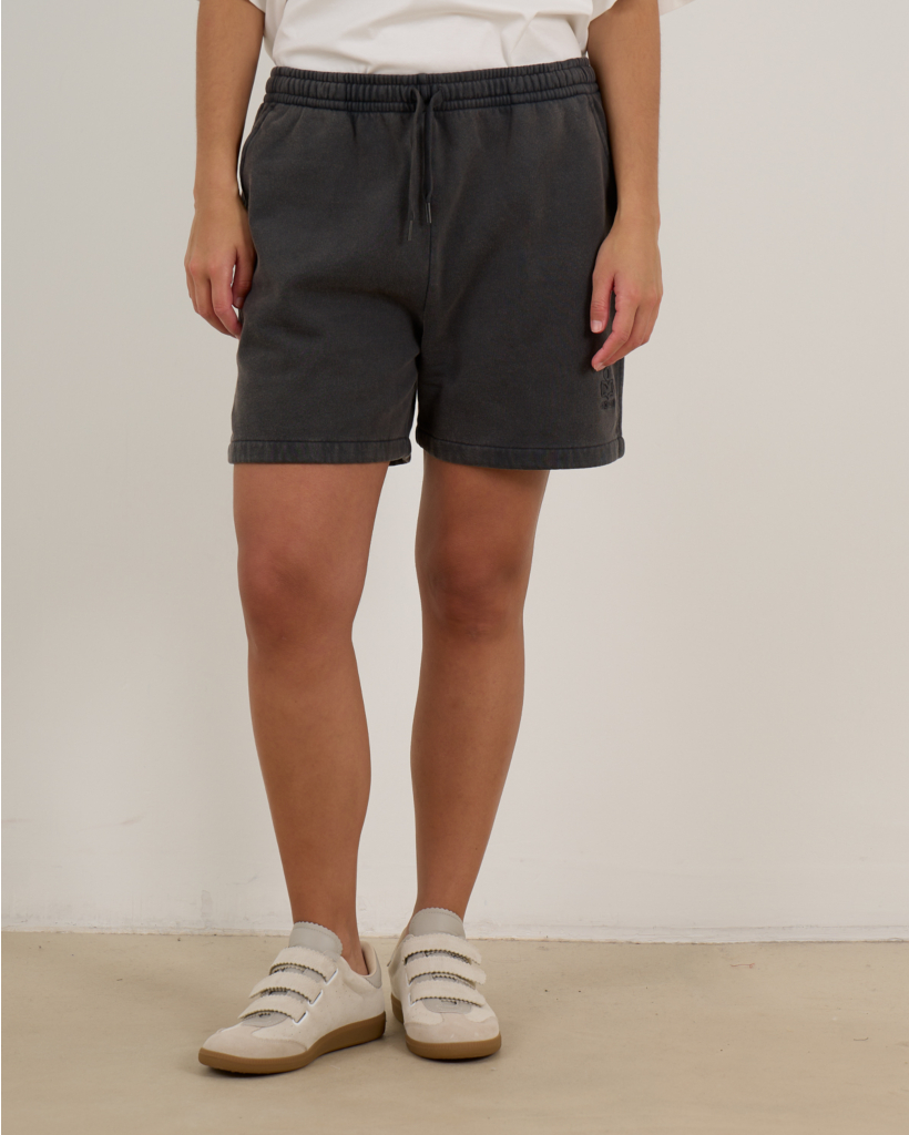 Miranae Sweatshorts Verwassen Zwart