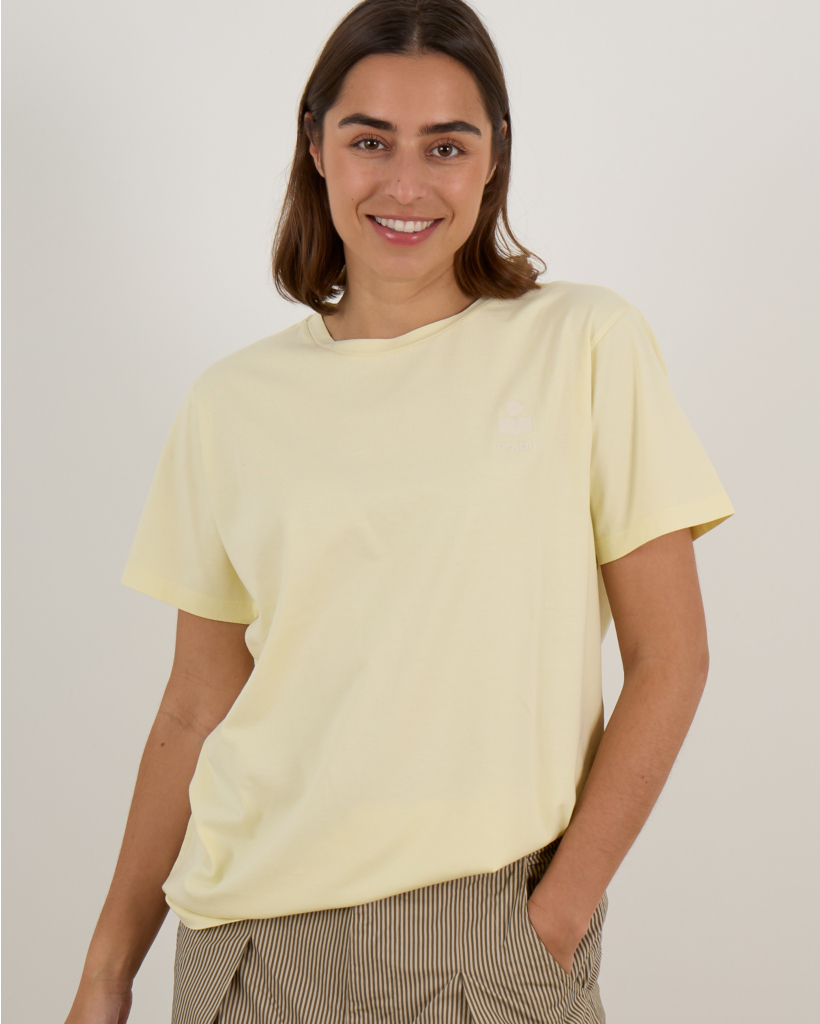 Korte Mouwen T-shirt Met Logo Butter Yellow