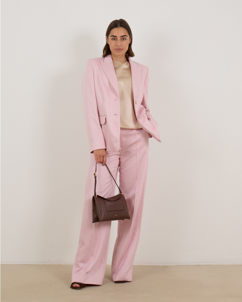 Twill Blazer Licht Roze