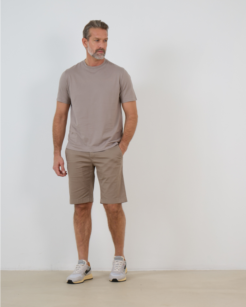 Bob Slim Fit Short Taupe