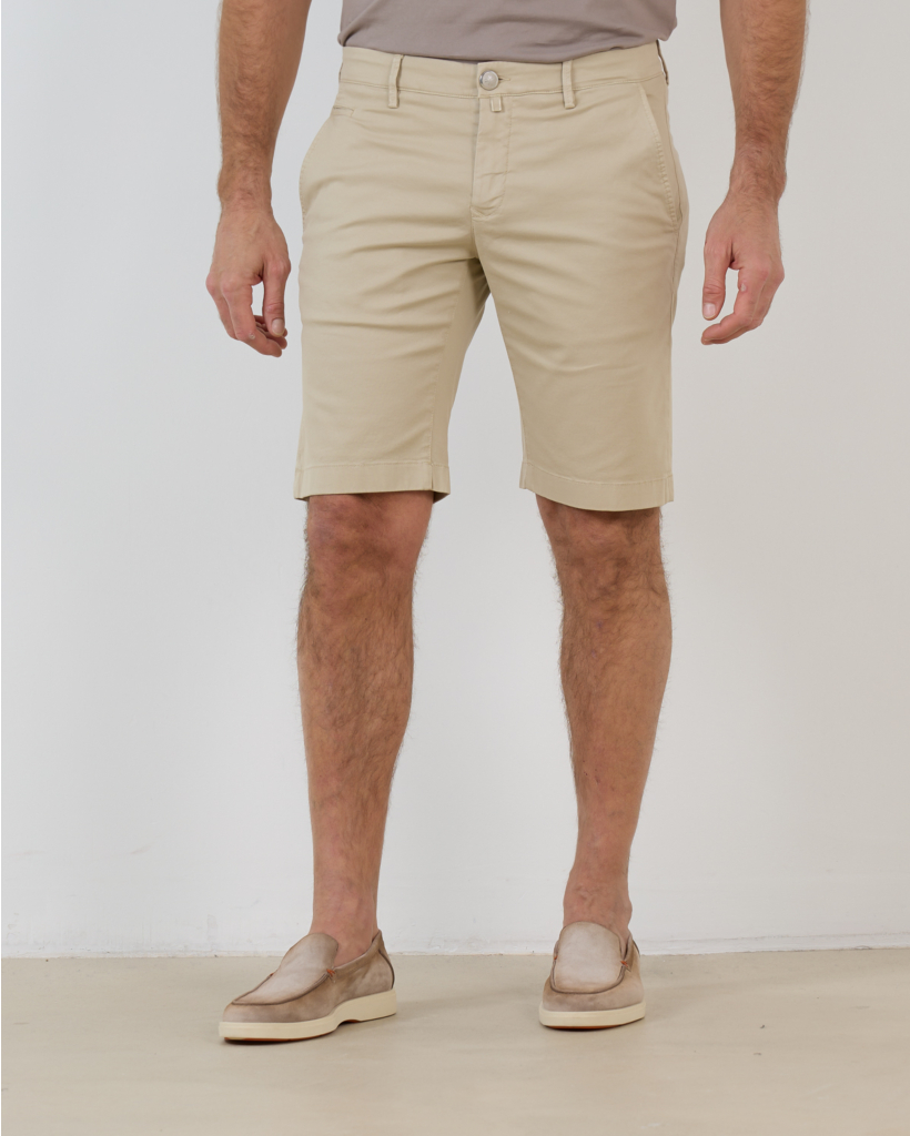 Bob Slim Fit Short Beige