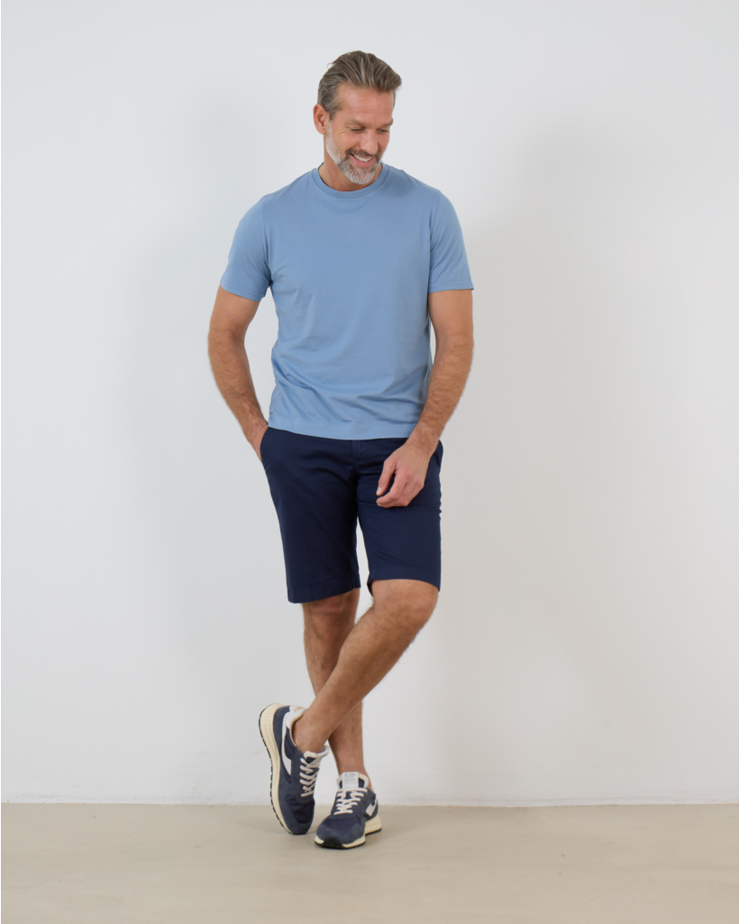 Bob Slim Fit Short Donker Blauw