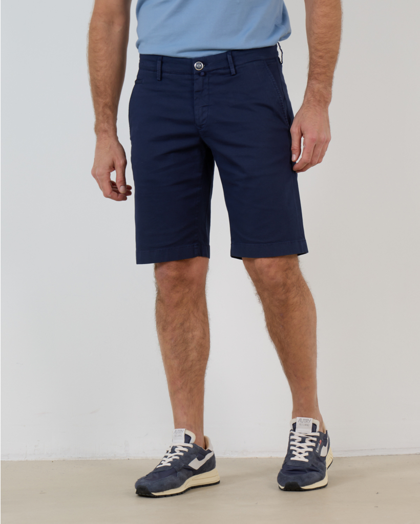 Bob Slim Fit Short Donker Blauw