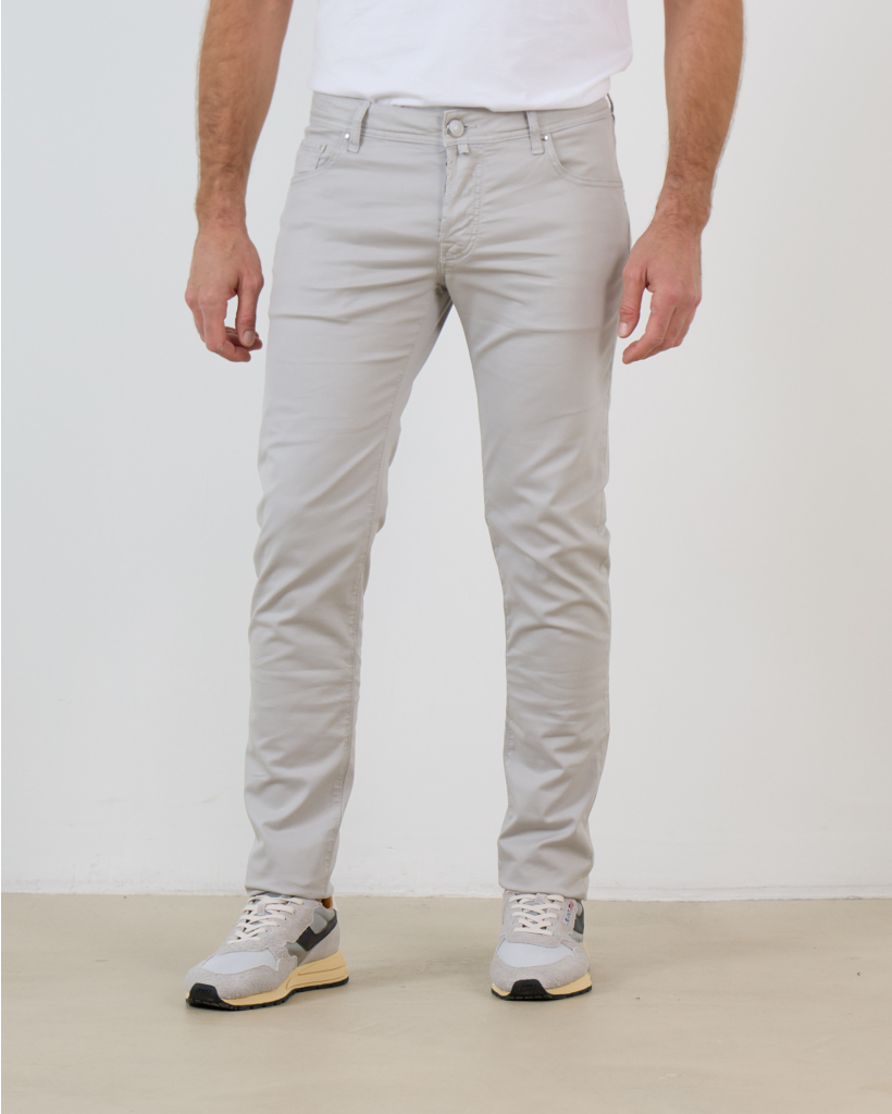 Nick Slim Pantalon Grijs 