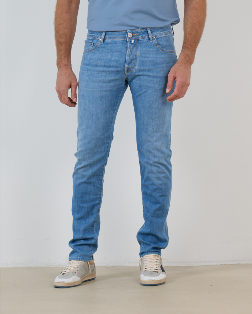 Nick Slim Jeans Blauw
