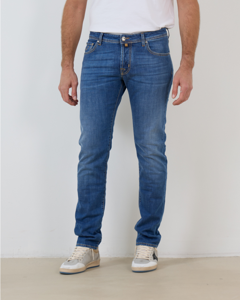 Nick Slim Jeans Blauw