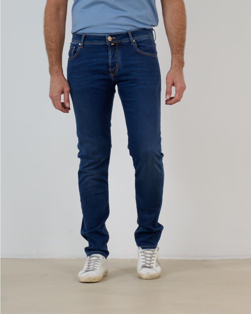 Nick Slim jeans Donker Blauw
