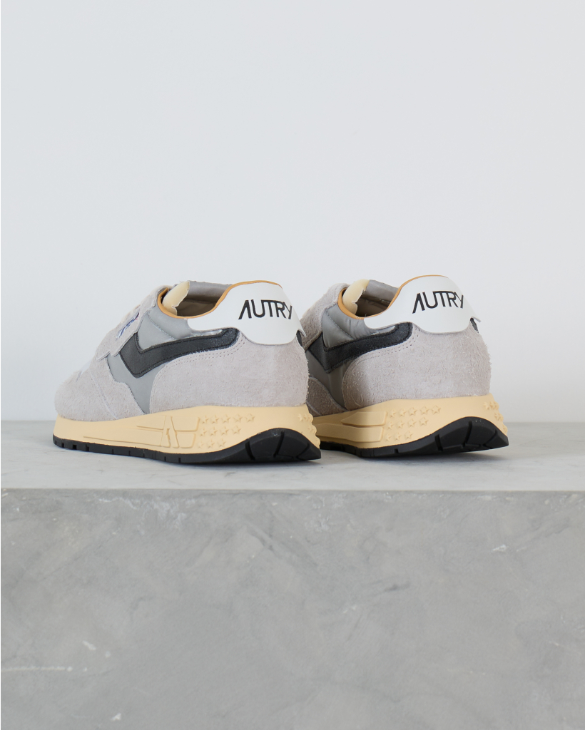 Reelwind Suede Mesh Low Sneaker Grijs Zilver