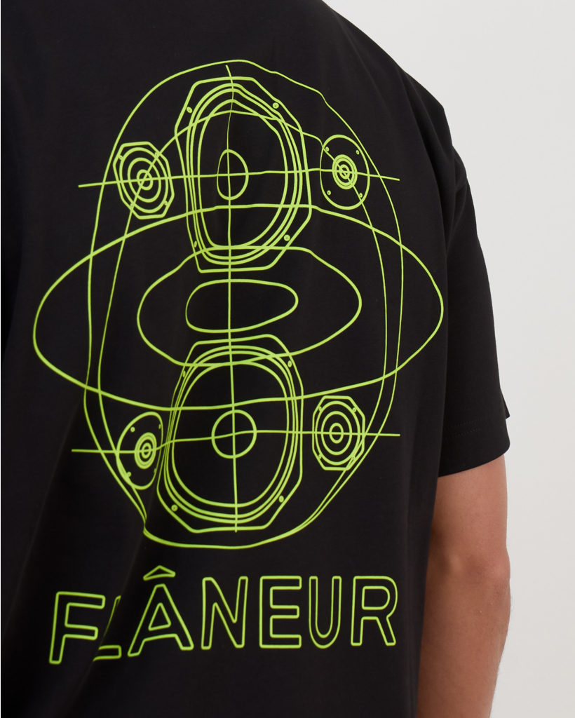 Speaker T-shirt Zwart