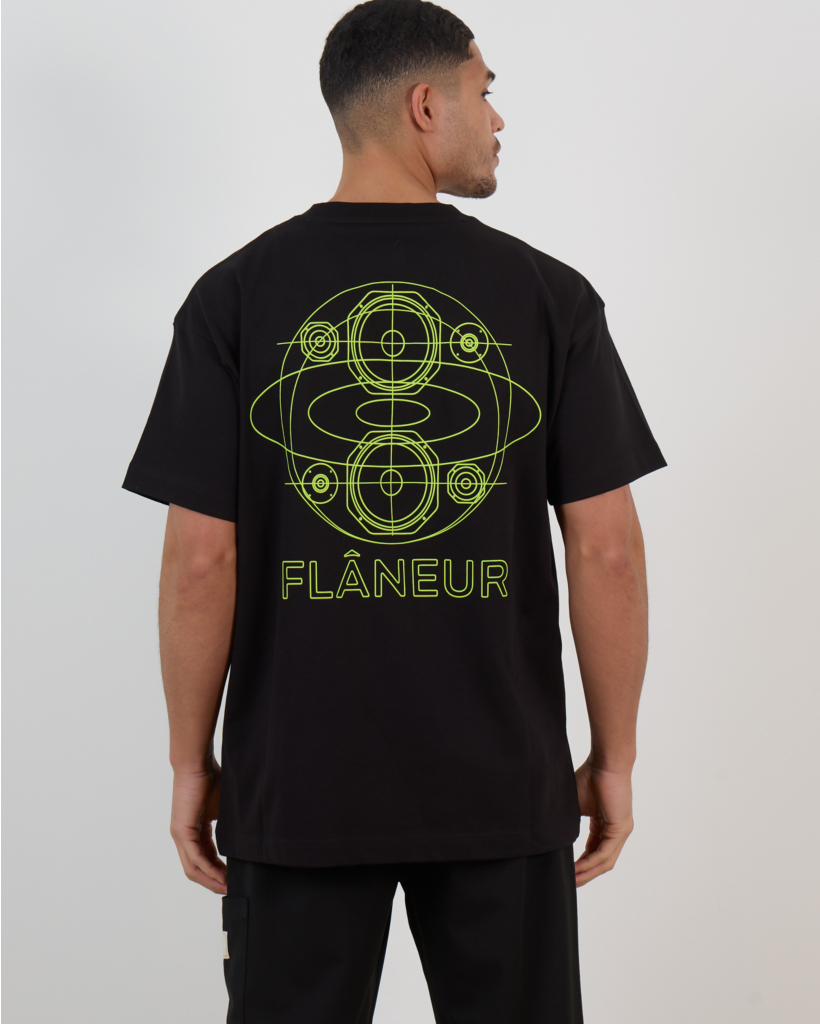 Speaker T-shirt Zwart