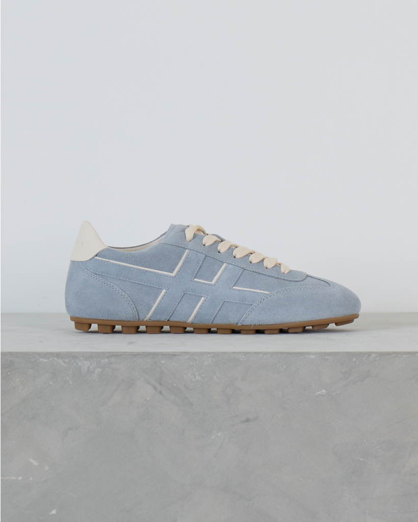  Olympia Sneakers Retro Suede Licht Blauw