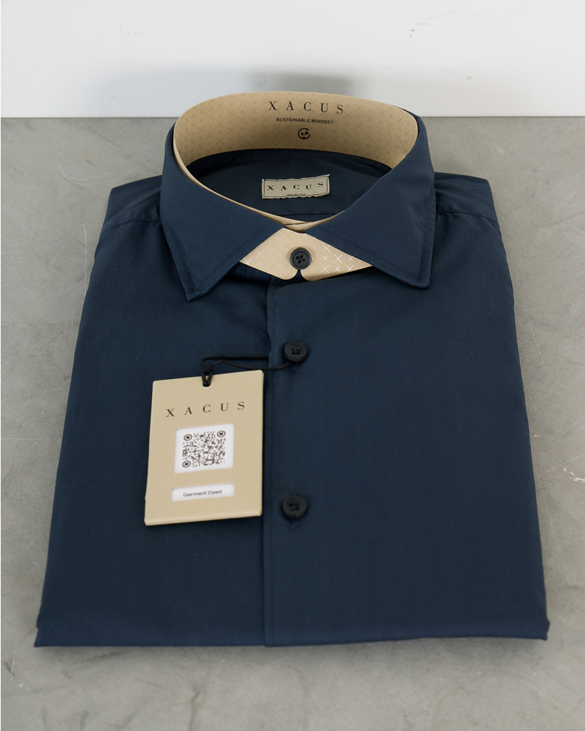 Casual Shirt Lange Mouw Petrol 