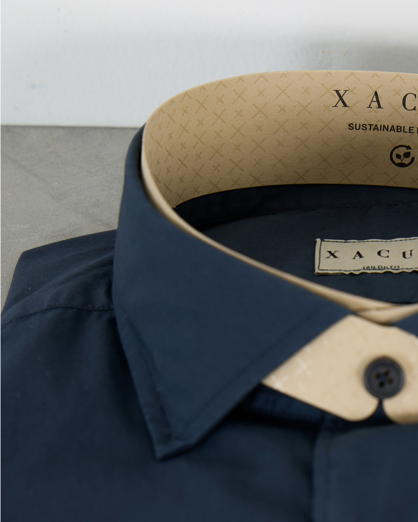 Casual Shirt Lange Mouw Petrol 