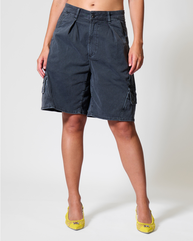 Flight Short Washed Black