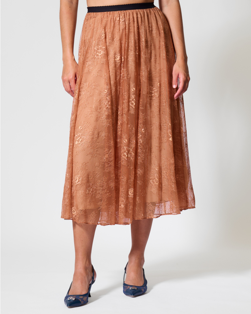 Kanten Midi Rok The