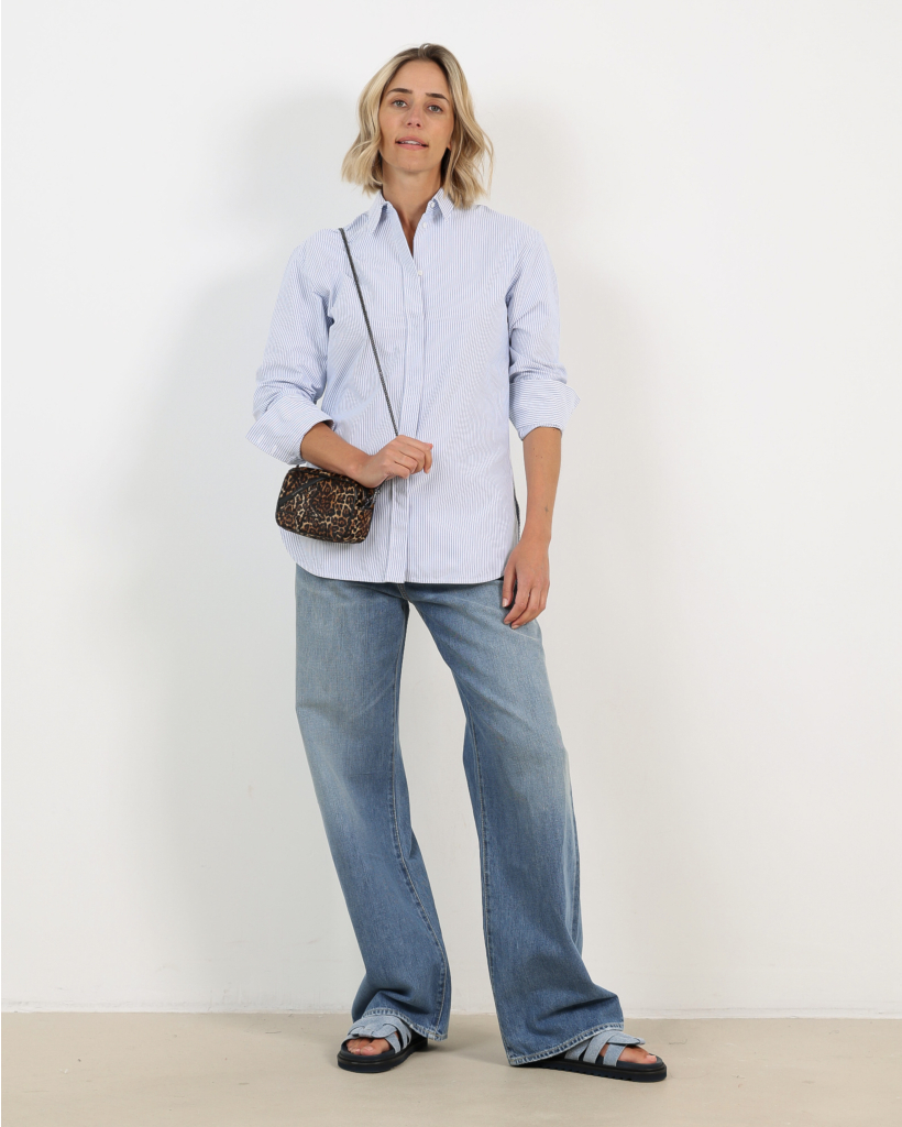 katoenen Blouse Breeze Blue