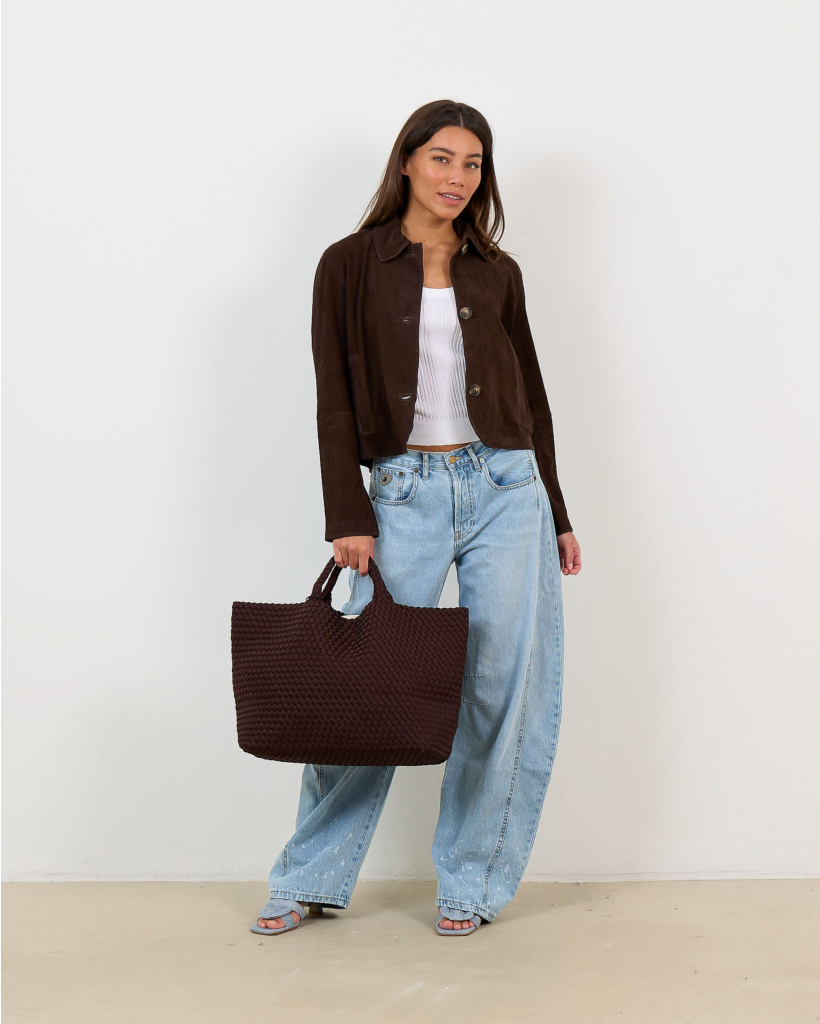 St. Barths Large Tote Chocolate