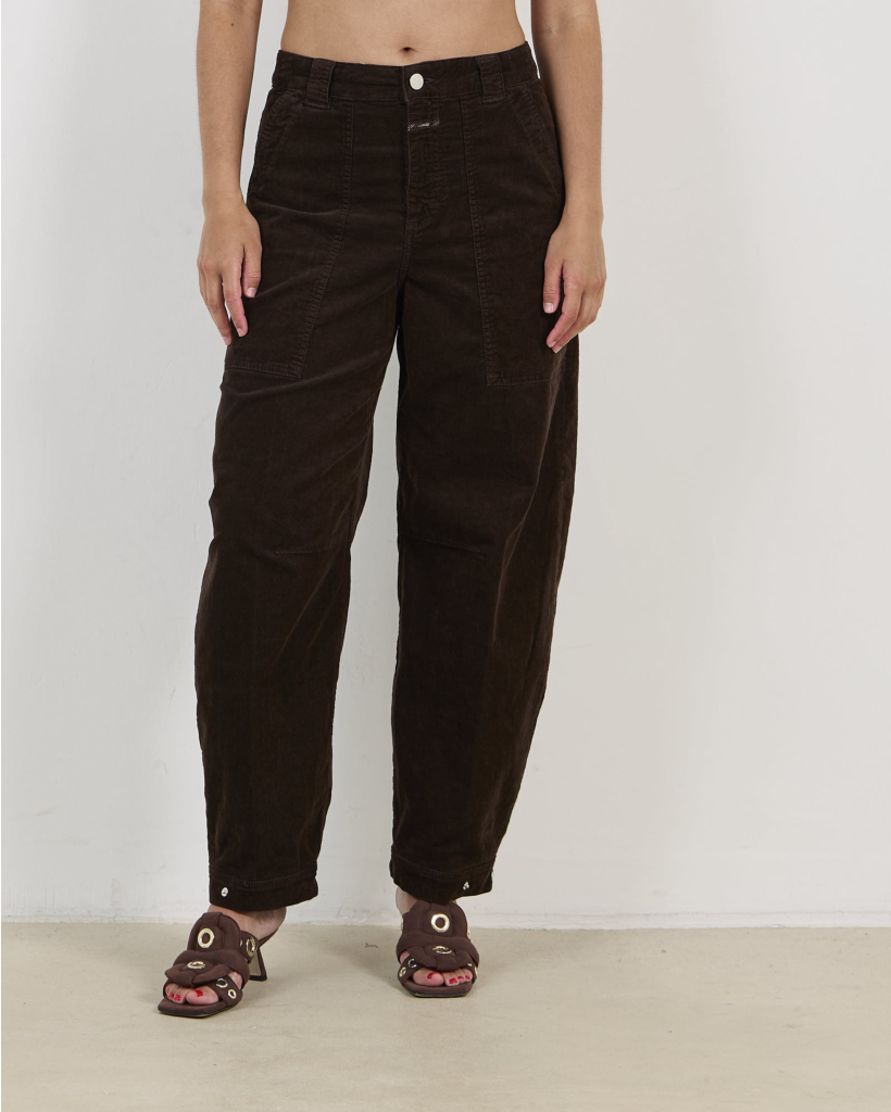 Rhannon Corduroy Pantalon Mahogany Brown