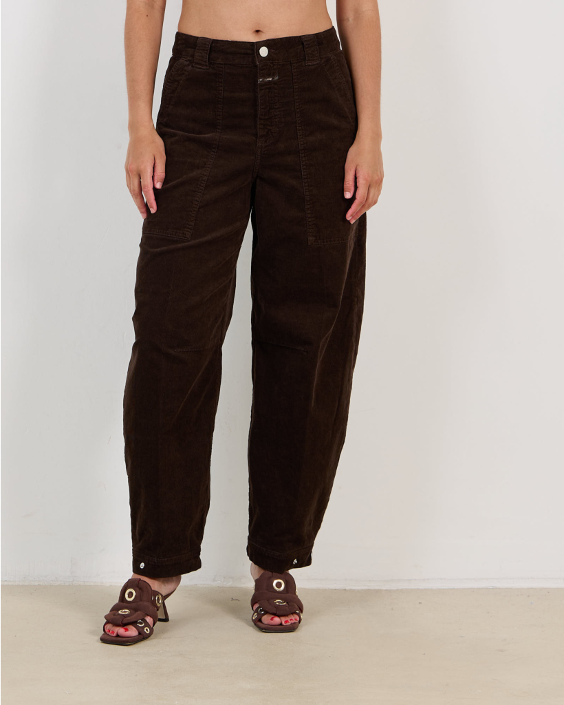 Rhannon Corduroy Pantalon Mahogany Brown