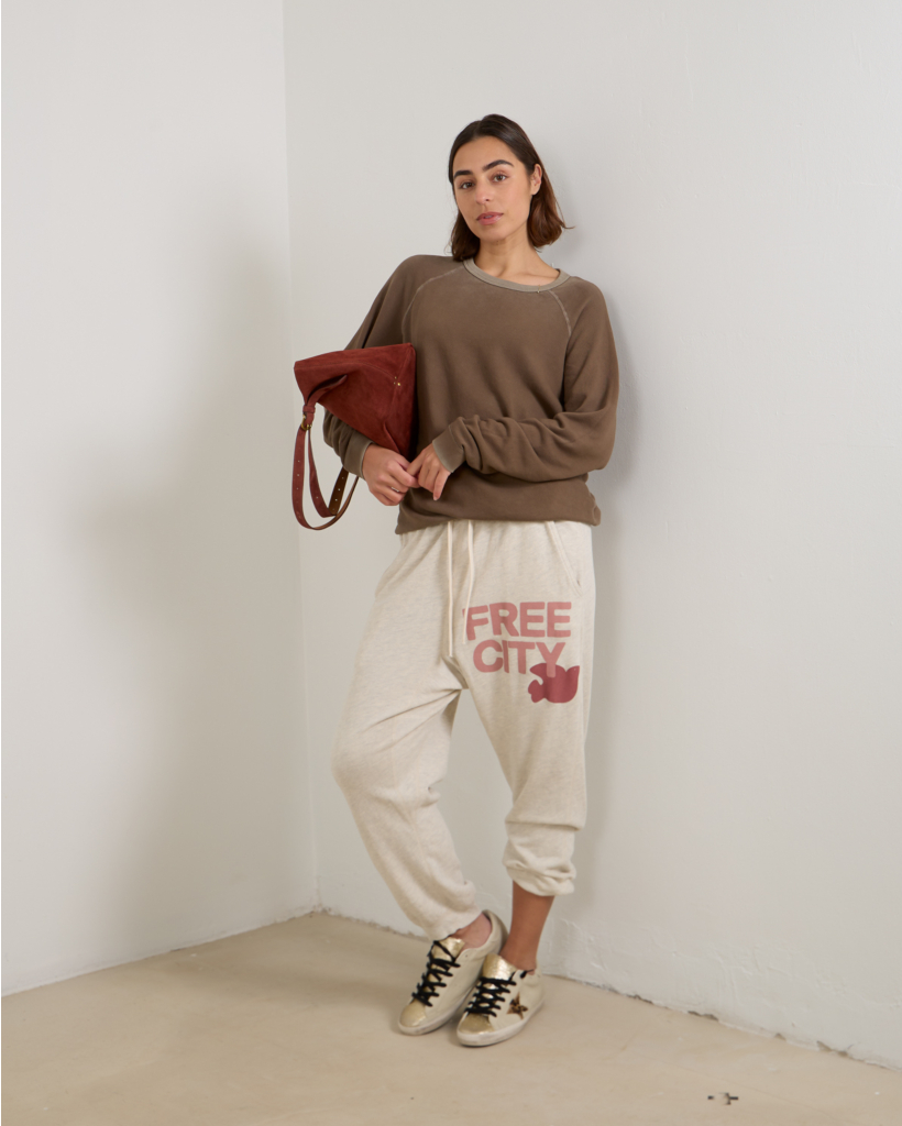 Large Pocket Sweatpants Ecru