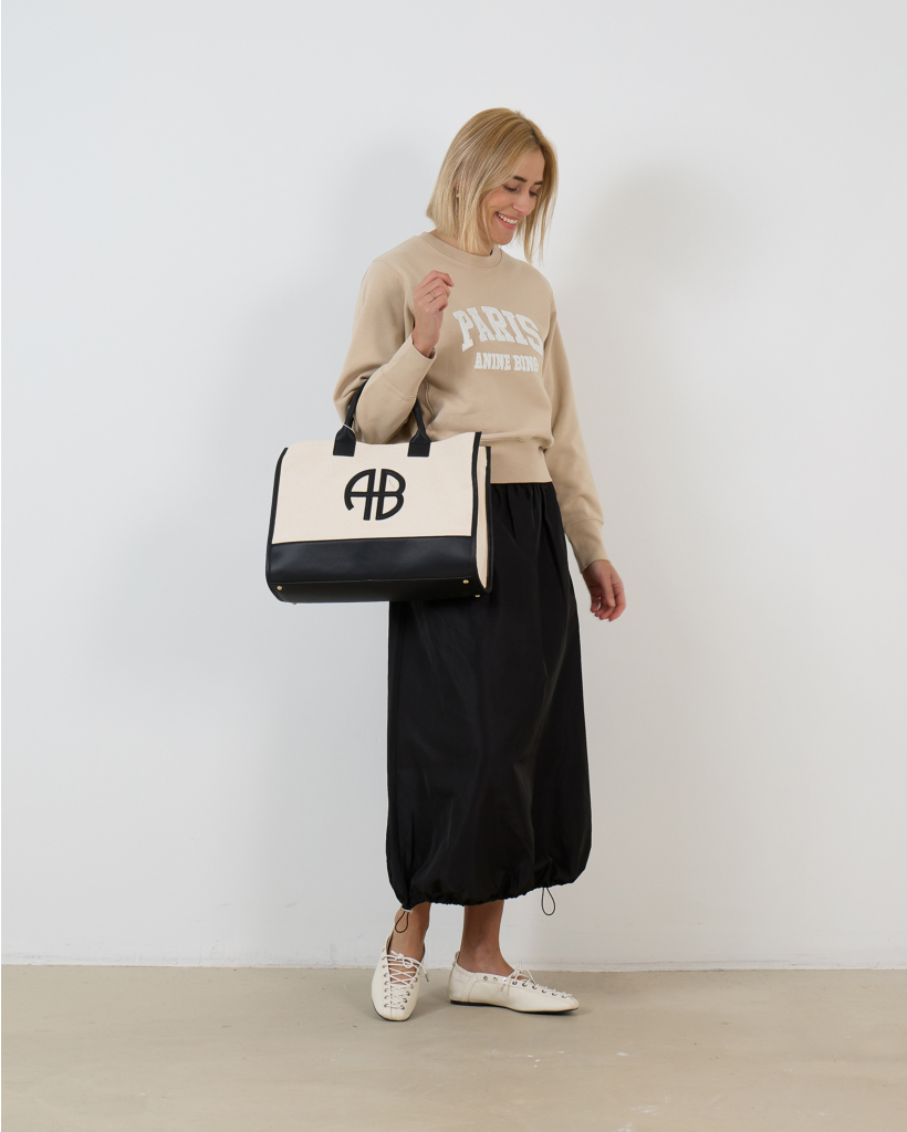 Medium Lara Tote Beige