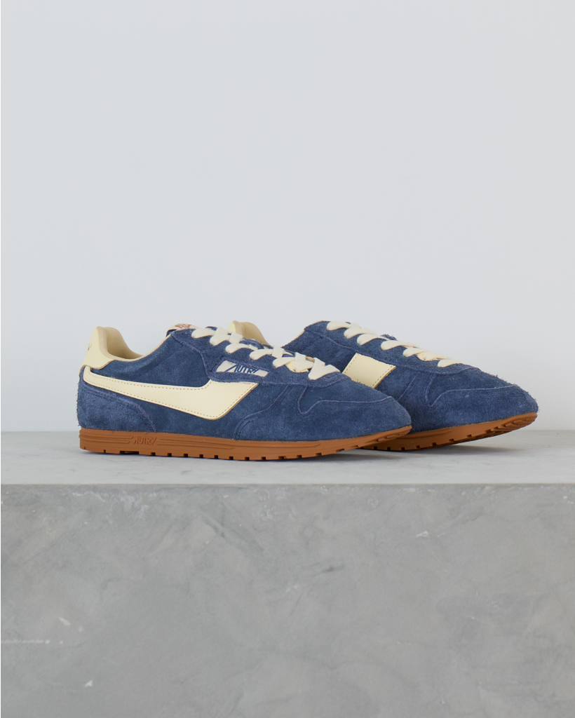Windspin Suede Sneakers Blauw 