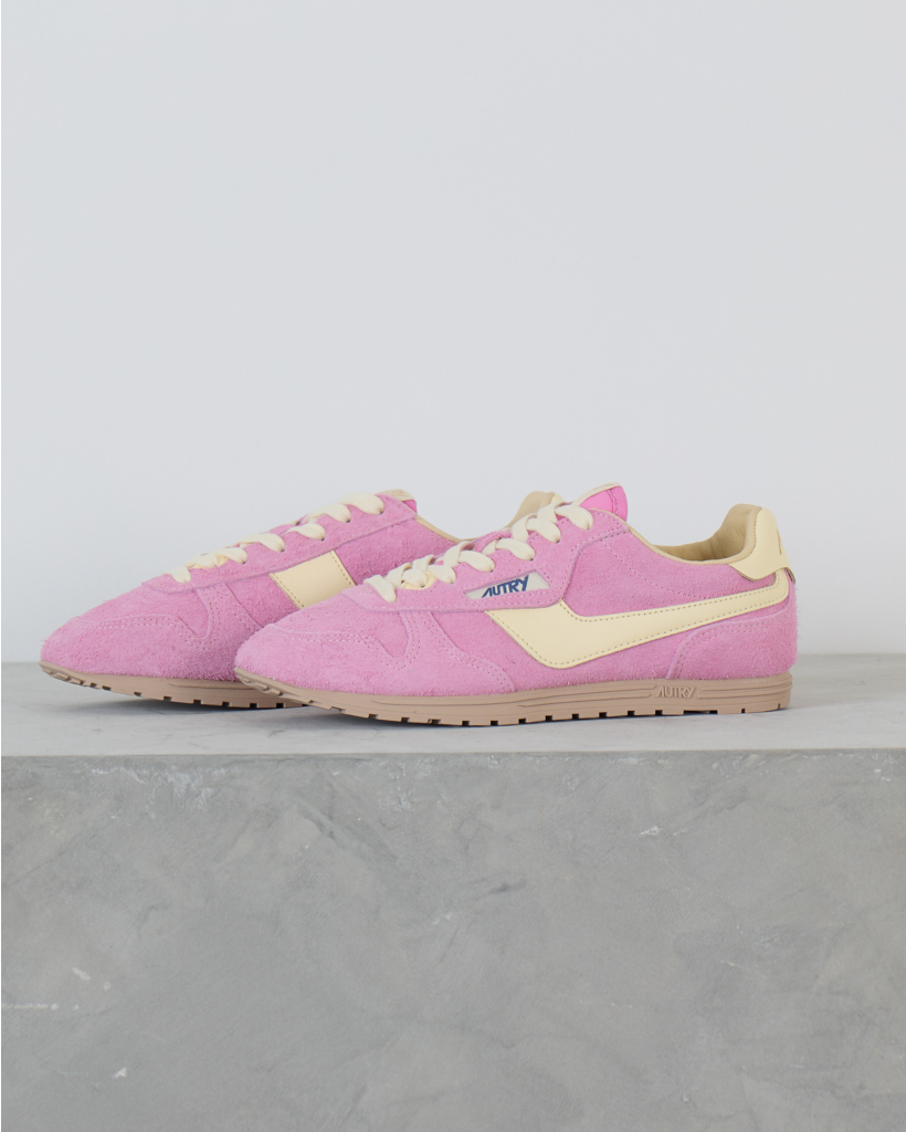 Windspin Suede Sneaker Roze 