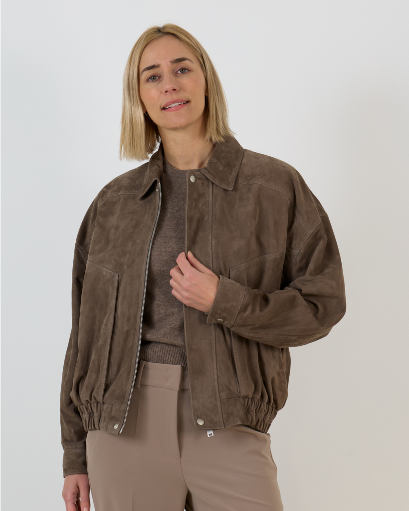 Frederica Suede Jack Donker Groen