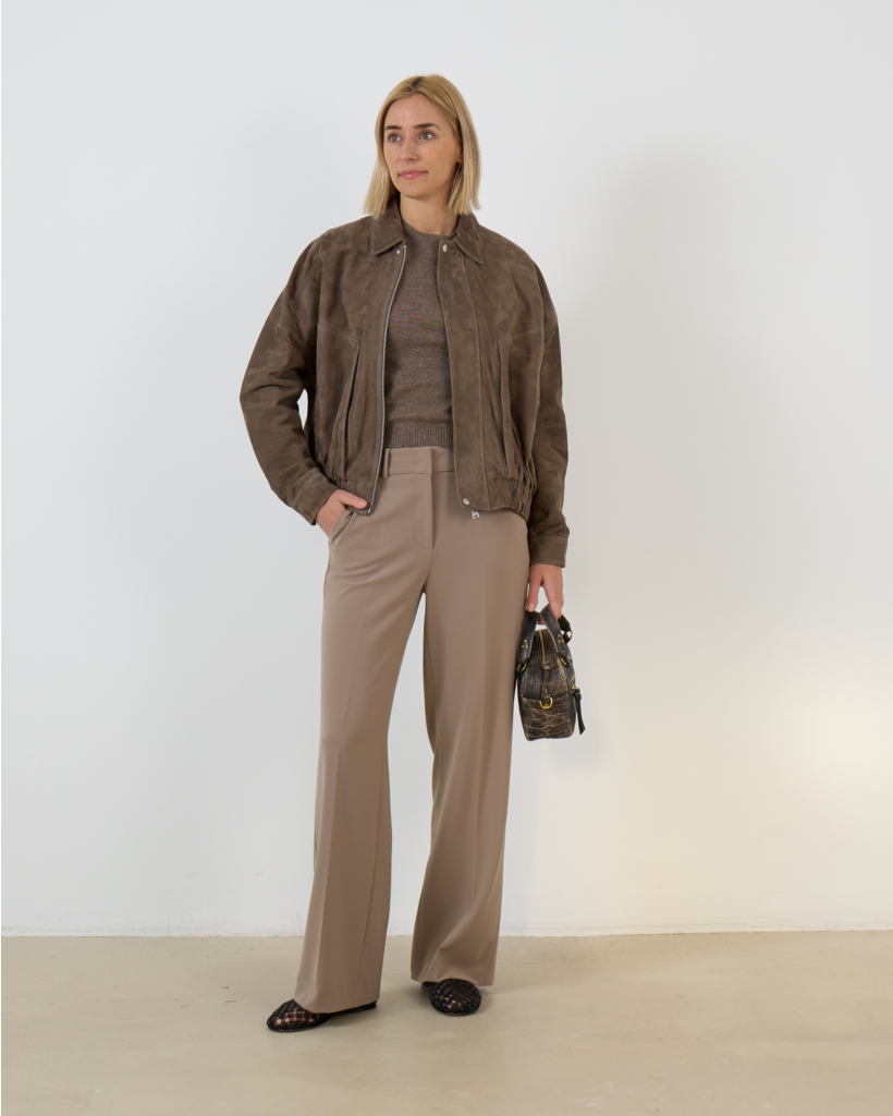 Frederica Suede Jack Donker Groen