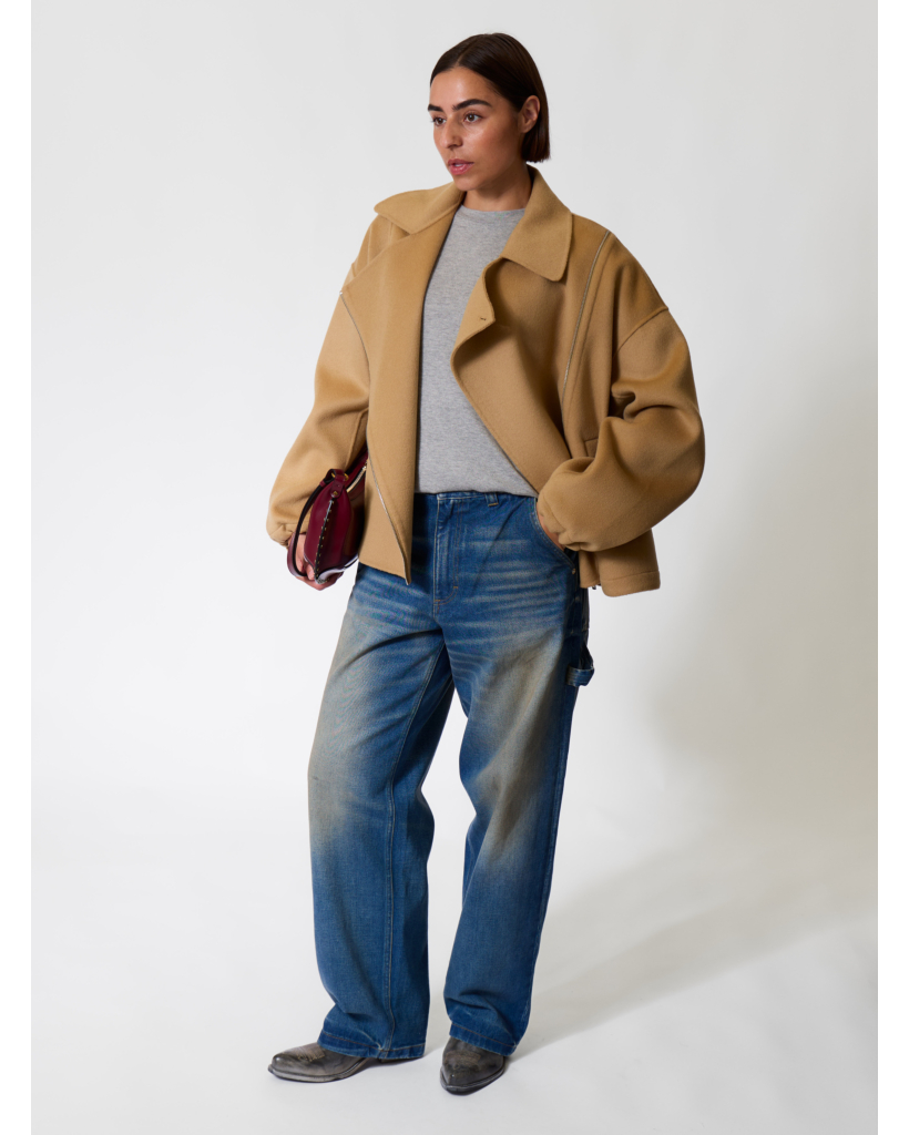 Muscle Kasjmiermix Mouwloze Knit Grijs