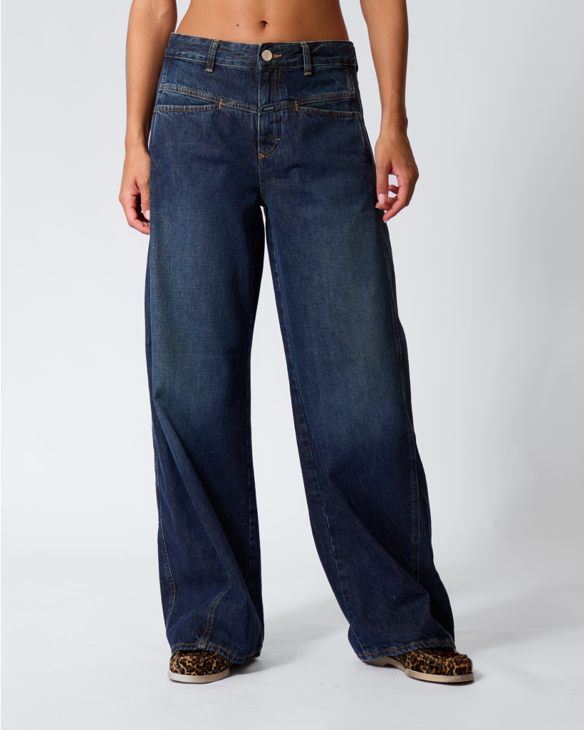 Tori-x Barrel Jeans Donkerblauw L32