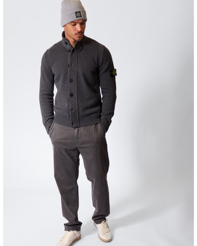 3100030 Biologisch Katoenen Regular Pantalon Lead Grey