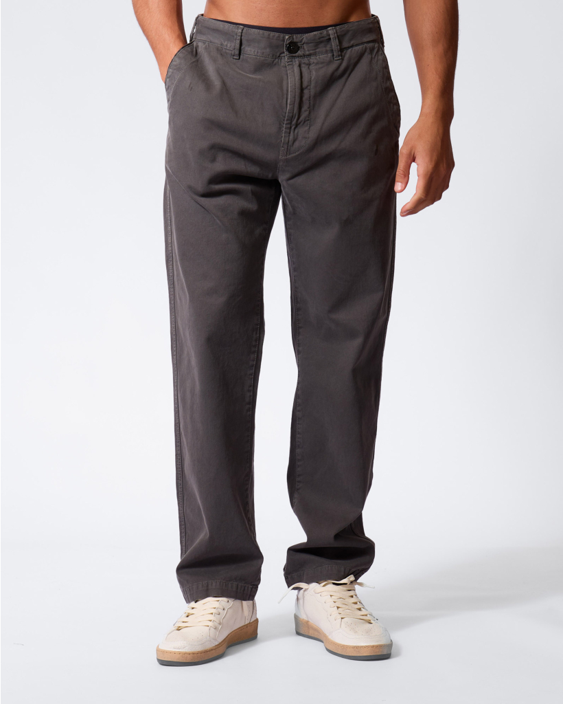 3100030 Biologisch Katoenen Regular Pantalon Lead Grey
