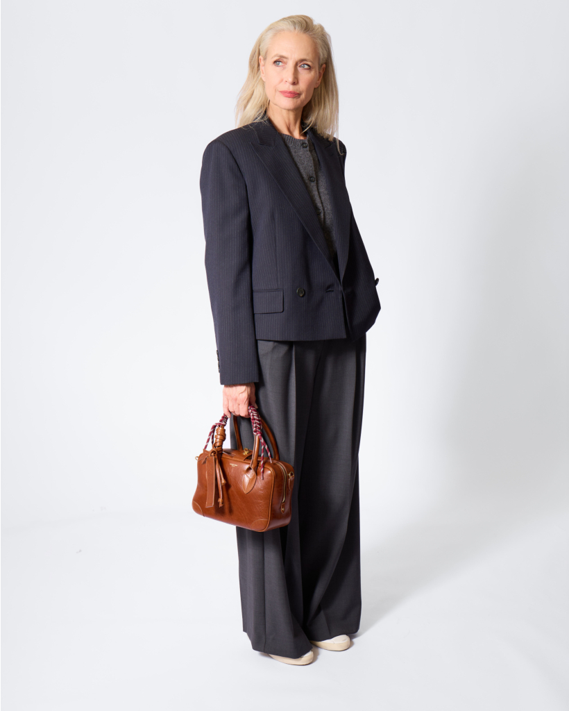 Adelfi Wollen Pantalon Donkergrijs