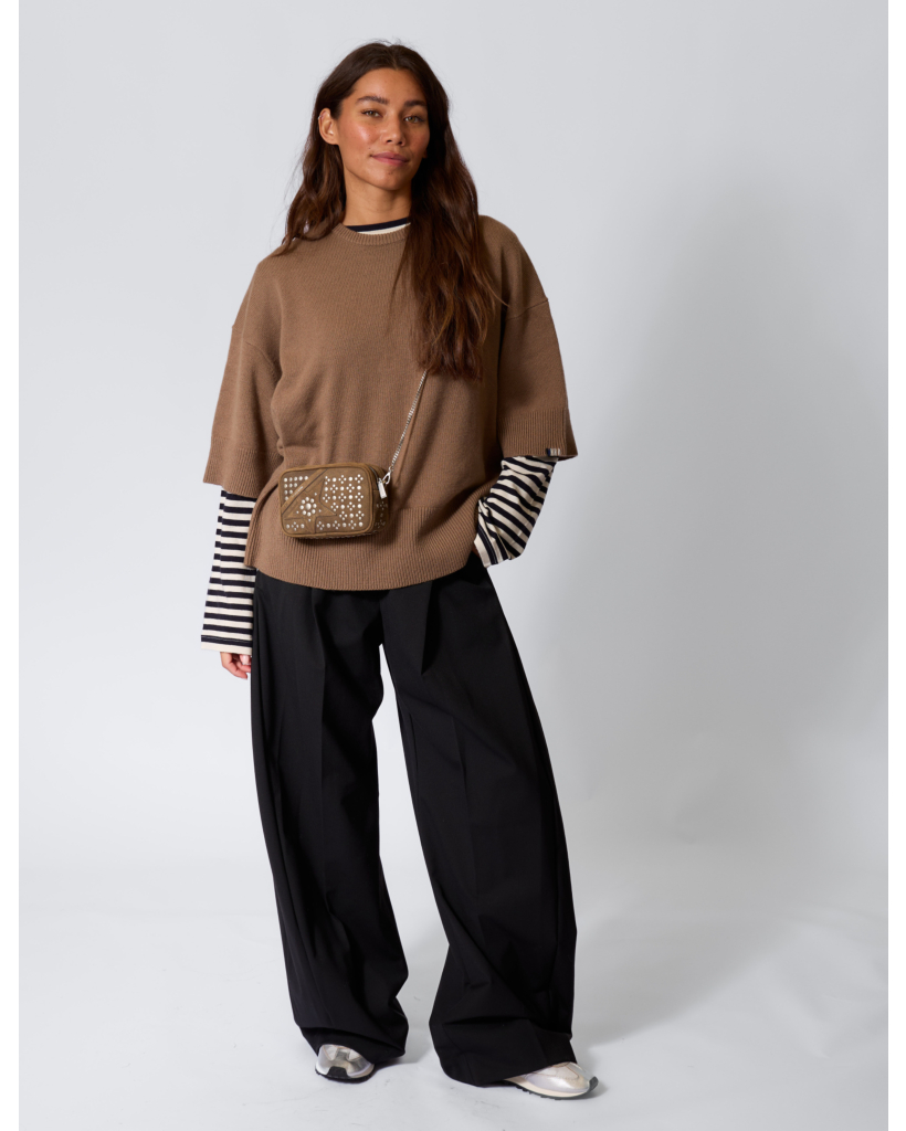 Billie Wolmix Pantalon Zwart